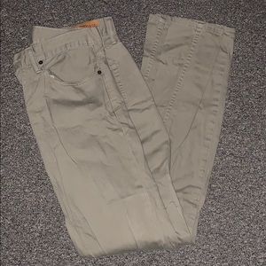 Khaki Levi Jeans